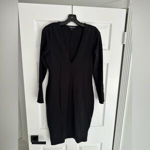 Express Black Bodycon Dress - Size L